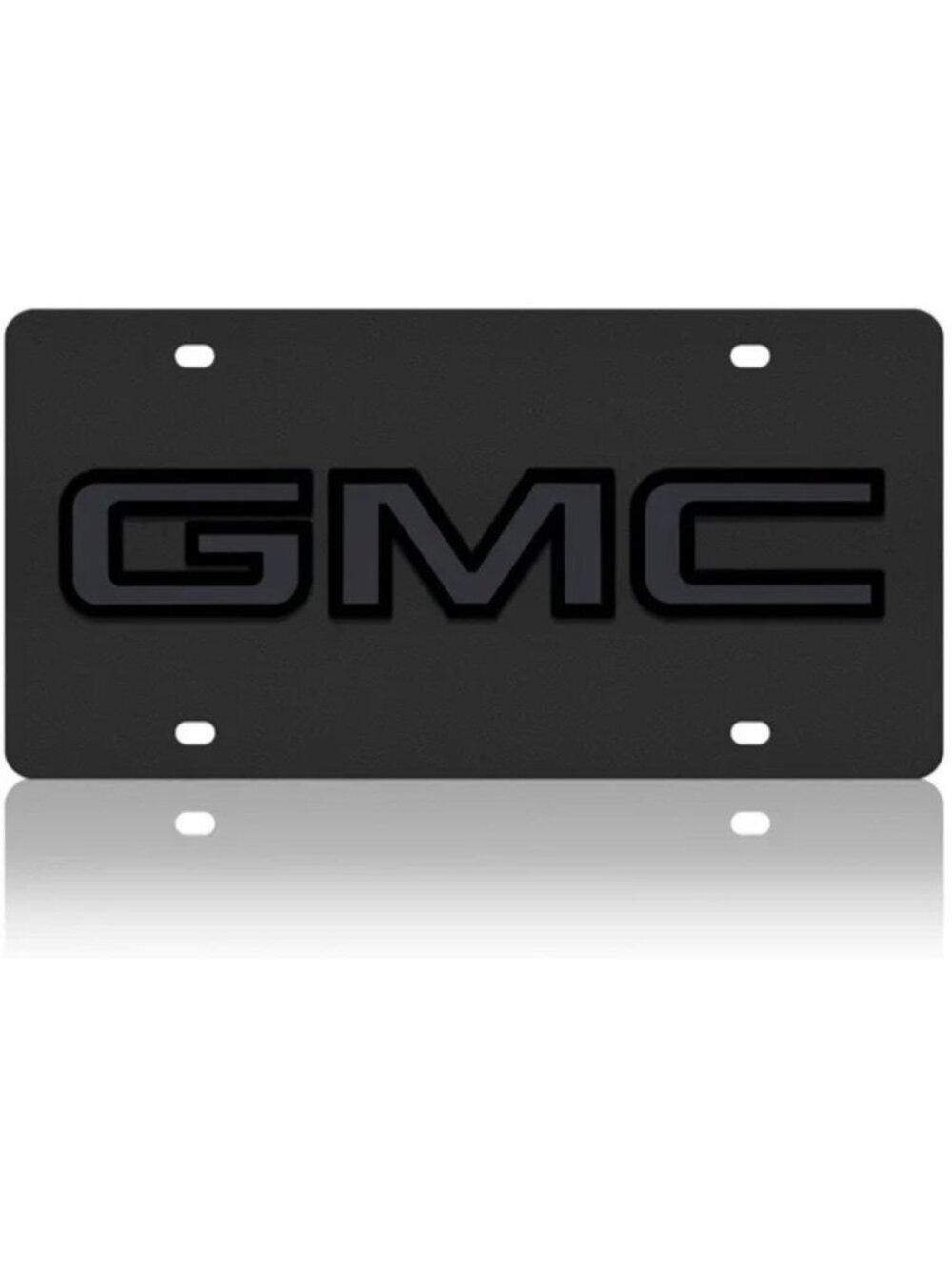 GMC Logo License Plate (Black)